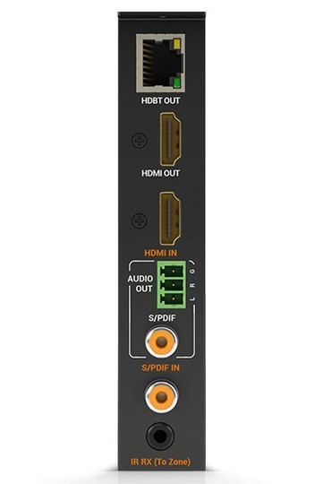 TX-H2X-HDMI, WyreStorm, Карта H2XC с 1 входом HDMI, 1 выходом 4K HDBaseT, зеркальный выход HDMI, SPDF вход, SPDF + Phoenix Audio выход, ИК вход для отправки команд