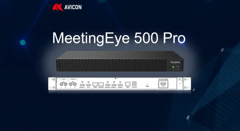 MeetingEye 500 Pro: Обновленная система видеоконференцсвязи от компании Yealink, предназначенная для конференц-залов среднего и большого размера.