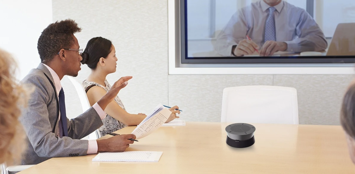 Nearity A20 SpeakerMic Nearity A20 — спикерфон для конференций с шумоподавлением