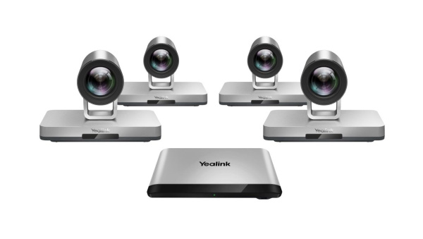 VC880 Видеотерминал Yealink VC880 codec, VCH51 Sharing box, VCR11 remote control, power adapter and 