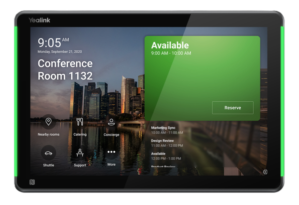 ROOMPANEL PLUS Yealink Панель бронирования переговорных комнат