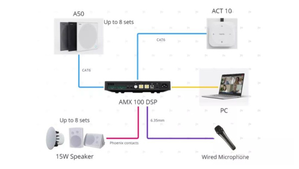 AMX100 Цифровой Сигнальный Процессор Nearity