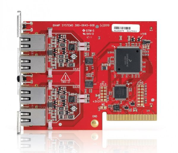 TESIRASTC-2CK Biamp Карта аналогового телефонного интерфейса: 2 канала (Card Kit)