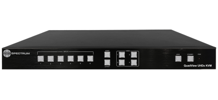 QuadView UHDX KVM RGB Spectrum Мультивьюер RGB Spectrum QuadView UHDX KVM с функцией КВМ-управления