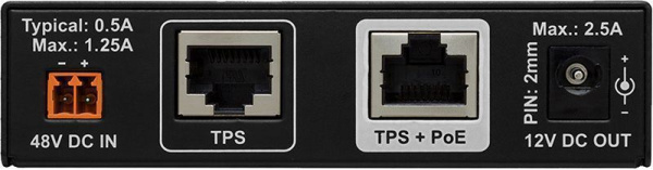 91340010, Lightware, TPS-PI-1P1, Инжектор питания для удлинителей TPS POE, 48 В постоянного тока
