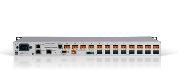 Tesira Forte AVB VT Аудио коммутатор Biamp, фиксированный DSP 12x8 AEC VOLp (0450.900)