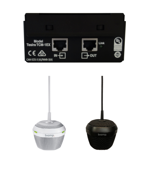 PARLETCM-1EXBLACK Потолочный микрофон (дополнительный) Biamp Parle TCM-1EX (912.0494.900)