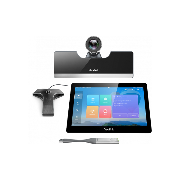 VC500-VCM-CTP-WP Видеотерминал Yealink (VC500 Pro Codec, CTP20 collocation touch panel, one VCM34 ar