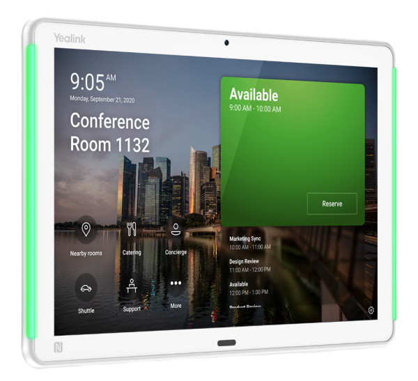 ROOMPANEL PLUS Yealink Панель бронирования переговорных комнат