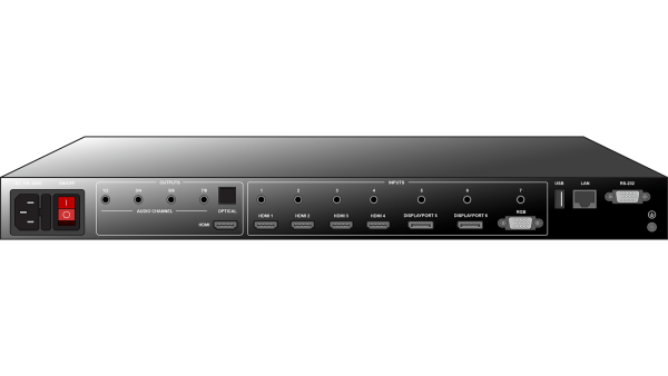 QuadView UHD RGB Spectrum Мультивьюер RGB Spectrum QuadView UHD с 7 видеовходами