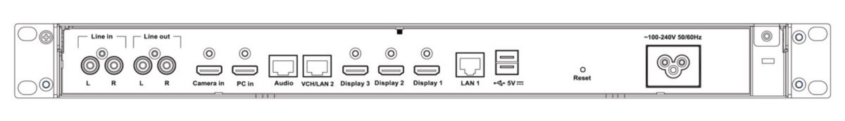M500PRO-AVI-RU Видеотерминал Yealink (MeetingEye 500Pro, UVC84/85, VCM35, VCH51, ПДУ, кабели)