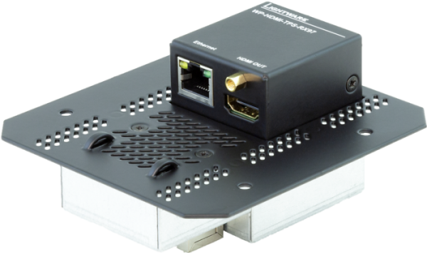 91540079, Lightware, WP-HDMI-TPS-RX97, HDMI1.4 + Ethernet + RS-232 + bidirectional IR HDBaseT floor 