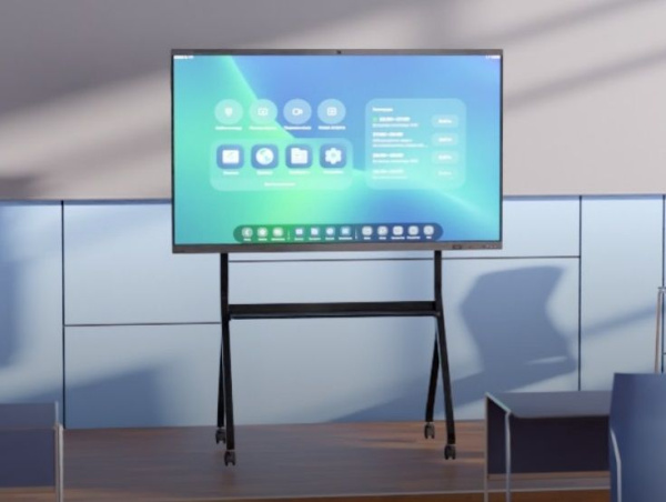 SDIP-IV86ACN-0001 Интерактивный дисплей ПРО Sber 86 (86 дюймов, с встроенной камерой (48Мпк, 4К), микрофоном (8м), динамиками (52Вт), сеннсорным экраном (40 касаний), встроенным вычислительным блоком 8/128гб с встроенным ВКС сервисом Jazz))