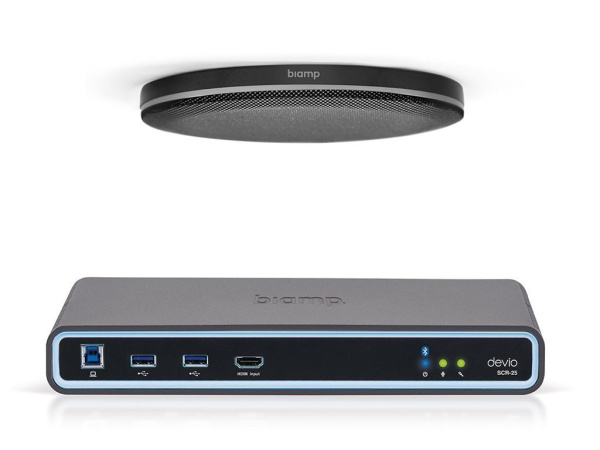 Devio SCR-25CXBLACK Комплект конференц-коммутатор Devio SCR-25 + Потолочный микрофонный массив TCM-XEX Biamp