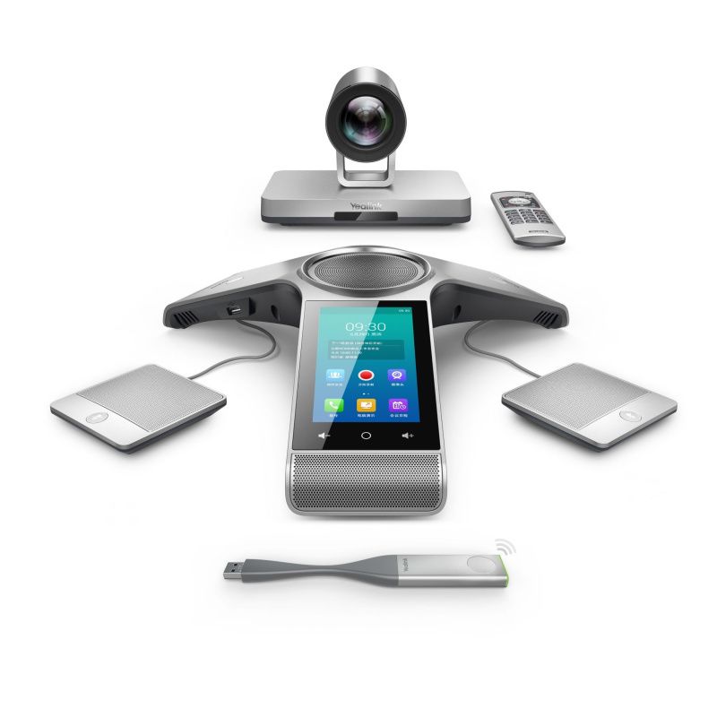 VC800-Phone-Wired-WP Видеотерминал Yealink (VC800 Codec, CTP20 collocation touch panel, two VCM34 ar