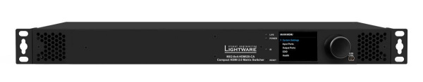 91310060, Lightware, MX2-8x4-HDMI20-CA, Матричный коммутатор 8x4, 4K@60Гц RGB 4:4:4, HDMI 2.0, HDCP 