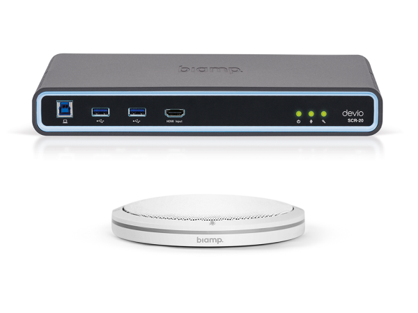 Devio SCR-20TXWHITE Комплект конференц-коммутатор Devio SCR-20 + Потолочный микрофонный массив TTM-XEX Biamp