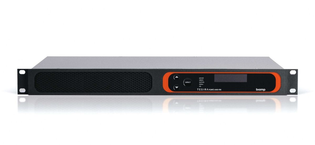 TesiraFORTÉ AVB VT4 Аудио коммутатор Biamp, фиксированный DSP 4x4 (0452.900)
