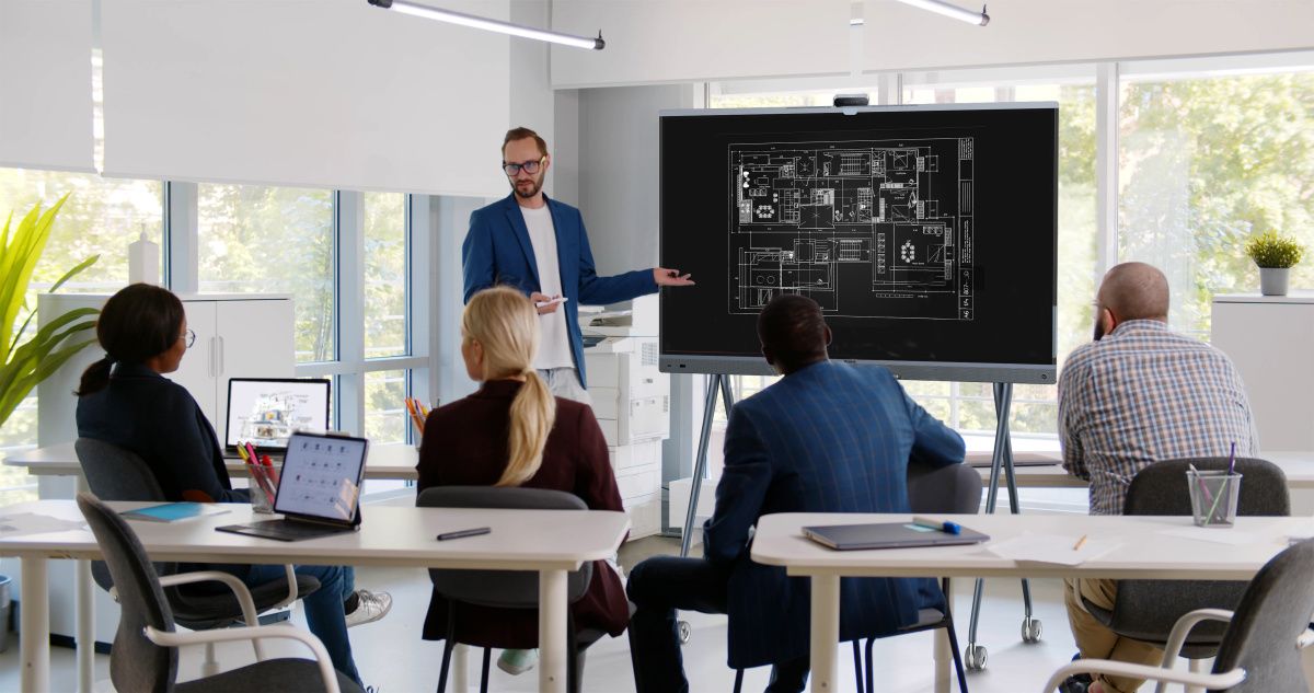 PVB750-A02 Видеотерминал Yealink (Интерактивный дисплей MB75")