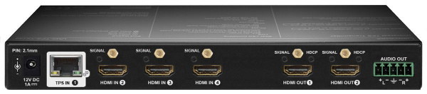 91310035, Lightware, MMX4X2-HT200, Коммутатор 4x2 HDMI1.4 с HDBaseT входом (TPS), Все форматы 3D, 4K