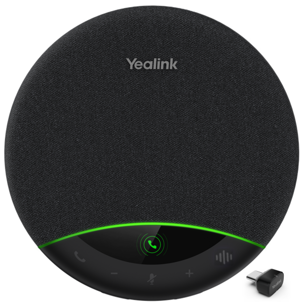 SP96 with Dongle USB-C/A Bluetooth спикерфон Yealink (SP96, BT51-C донгл, чехол для переноски, набор кабелей, 2-year AMS)