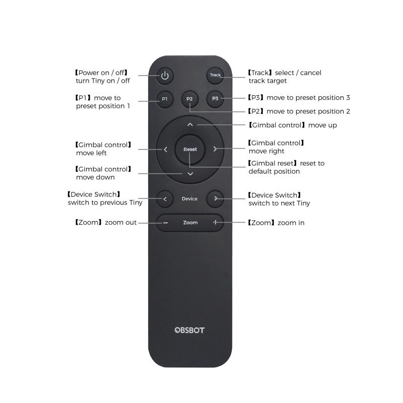 Tiny 2 Remote - Пульт ДУ Obsbot, ORB-2209-CT