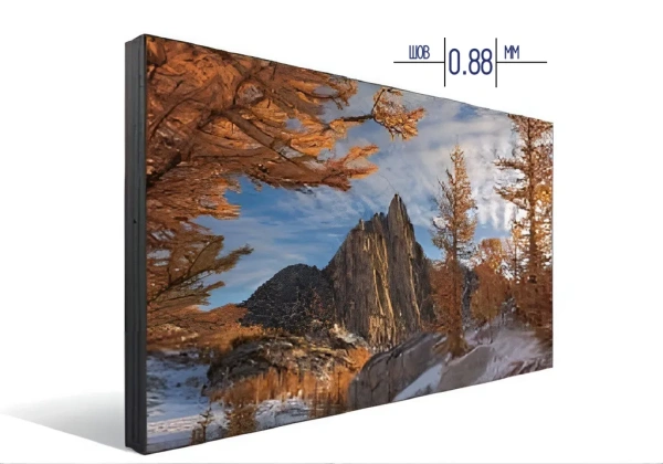 VP46L-A, BOE, Профессиональный LCD дисплей 46" для построения видеостен, шов 0.88 мм