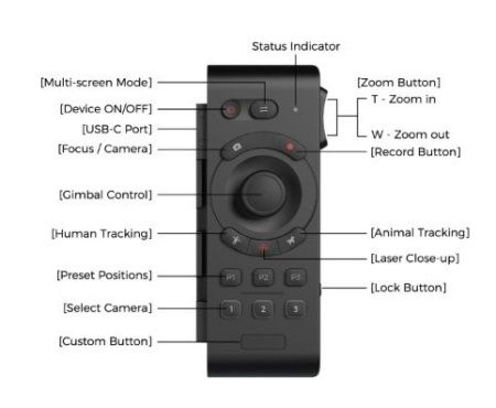 Tail Air Remote - Пульт ДУ Obsbot, ORB-2205-CT