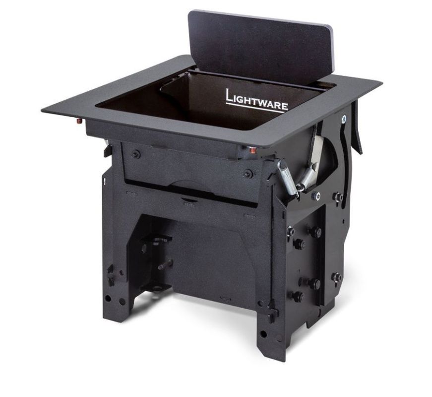 91330021 Lightware, TBX-M210-K, Врезной бокс в стол для шести сигнальных кабелей AV 