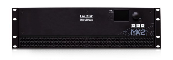 91310053, Lightware, MX2-16x16-HDMI20-Audio, Матричный коммутатор Lightware 16x16, 4K@60Гц RGB 4:4:4