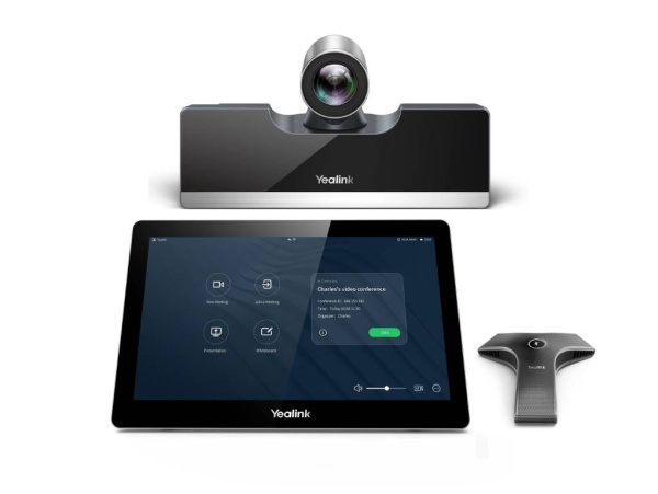 VC500-VCM-CTP-VCH Видеотерминал Yealink (VC500 Pro Codec, CTP20 collocation touch panel, one VCM34 a