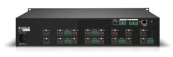 91310043, Lightware, MMX8x8-HDMI-4K-A , Матричный коммутатор 8x8 HDMI1.4 с улучшенными функциями упр