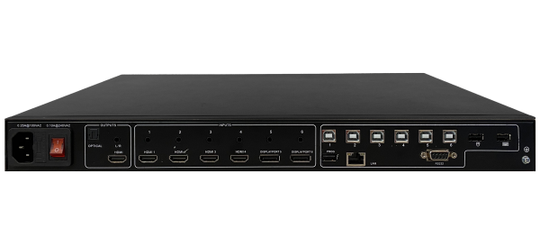 QuadView UHDX KVM RGB Spectrum Мультивьюер RGB Spectrum QuadView UHDX KVM с функцией КВМ-управления