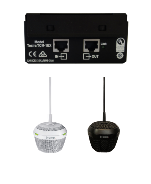 PARLETCM-1EXWHITE Потолочный микрофон (дополнительный) Biamp Parle TCM-1EX