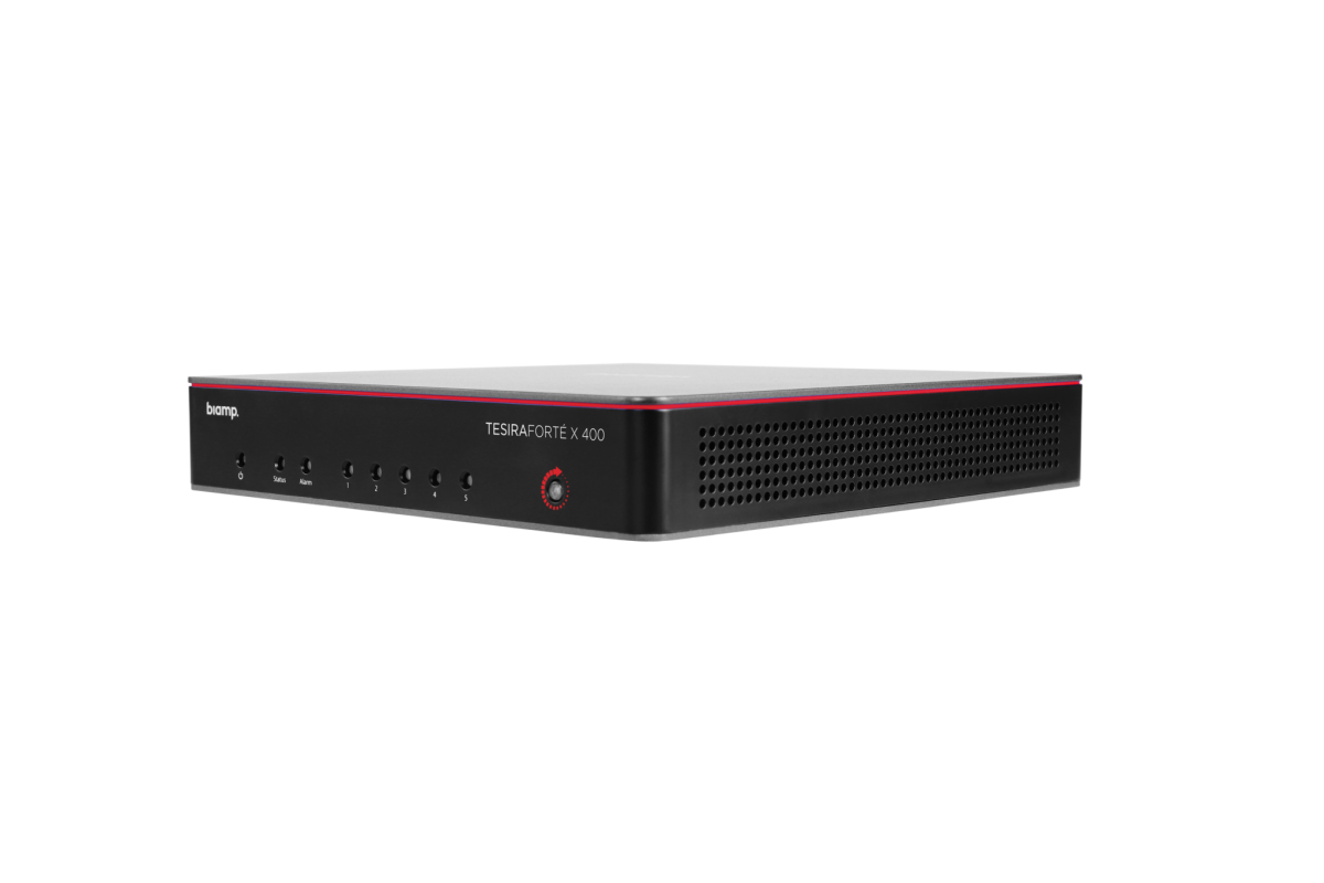 TesiraFORTÉ X 400 Аудио коммутатор Biamp, фиксированный DSP 2x2 DANTE (0091.900)
