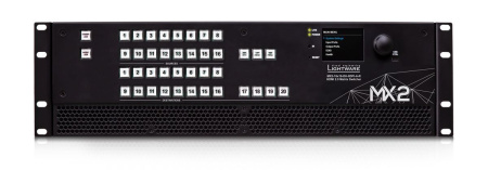 91310068, Матричный коммутатор Lightware MX2-16x16-DH-8DPi-A-R