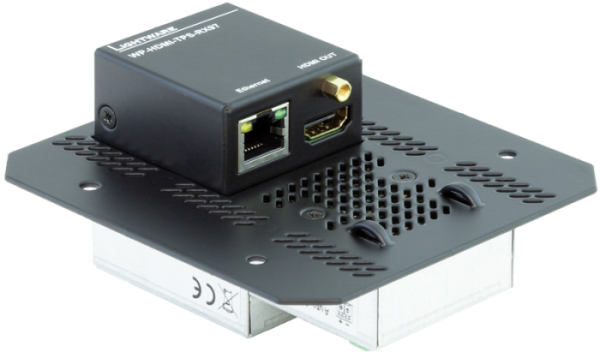 91540079, Lightware, WP-HDMI-TPS-RX97, HDMI1.4 + Ethernet + RS-232 + bidirectional IR HDBaseT floor 