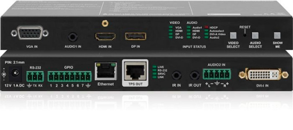 91540008, Lightware, UMX-TPS-TX140, DVI; HDMI1.4; VGA; DP + Ethernet + двунаправленный RS232