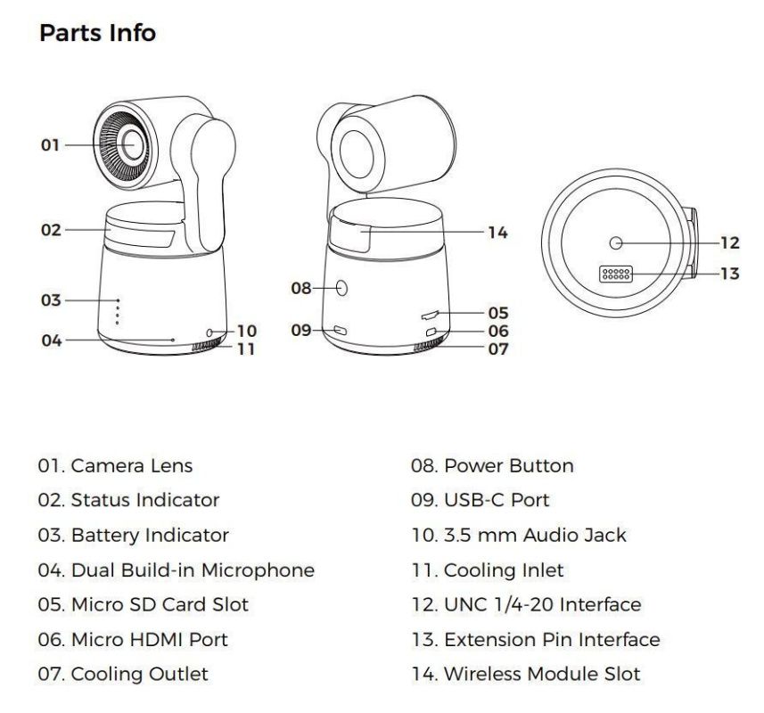 Камера OBSBOT TAIL AIR