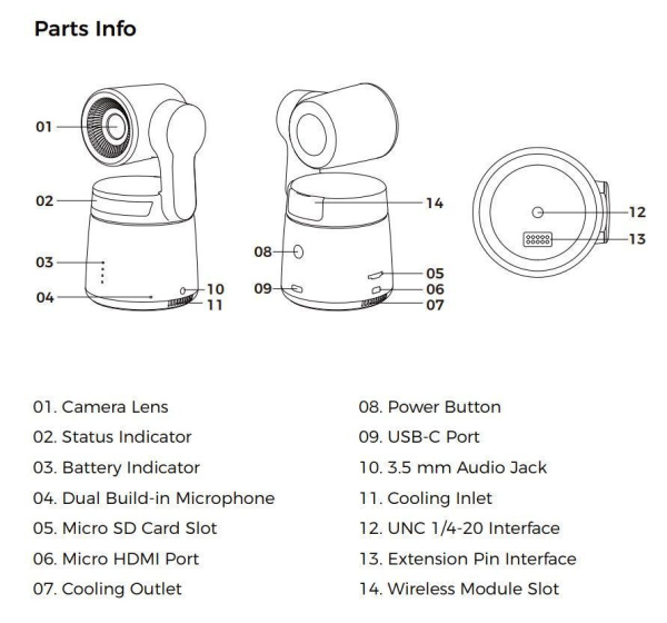 Камера OBSBOT TAIL AIR