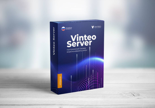 AVC-S001D Лицензия Сервера видеоконференций Vinteo Srv Std RUS Single RUS  (Vinteo Server Standard. Сервер видеоконференций для подключения < 100 одновременных вызовов). с развертыванием программного обеспечения в инфраструктуре заказчика, 1 год поддержки