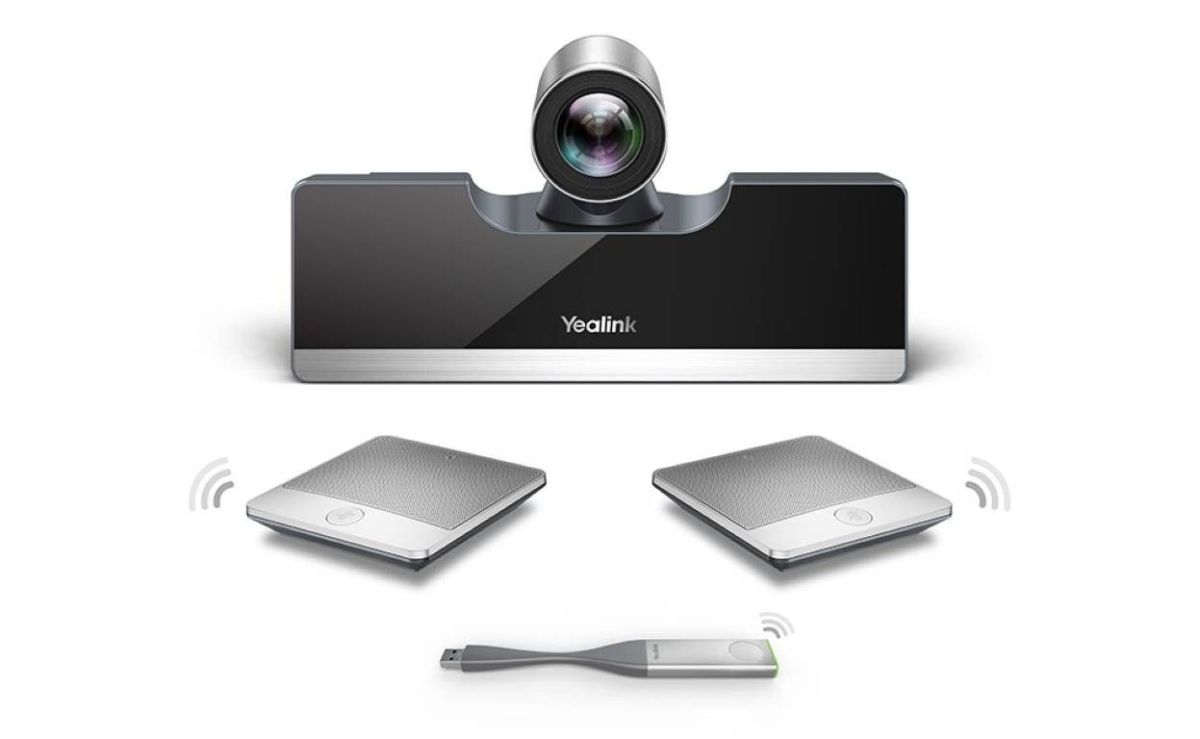 VC500-Mic-WP Видеотерминал Yealink (VC500 Pro Codec, two CPW90 wireless microphones, USB-DECT dongle